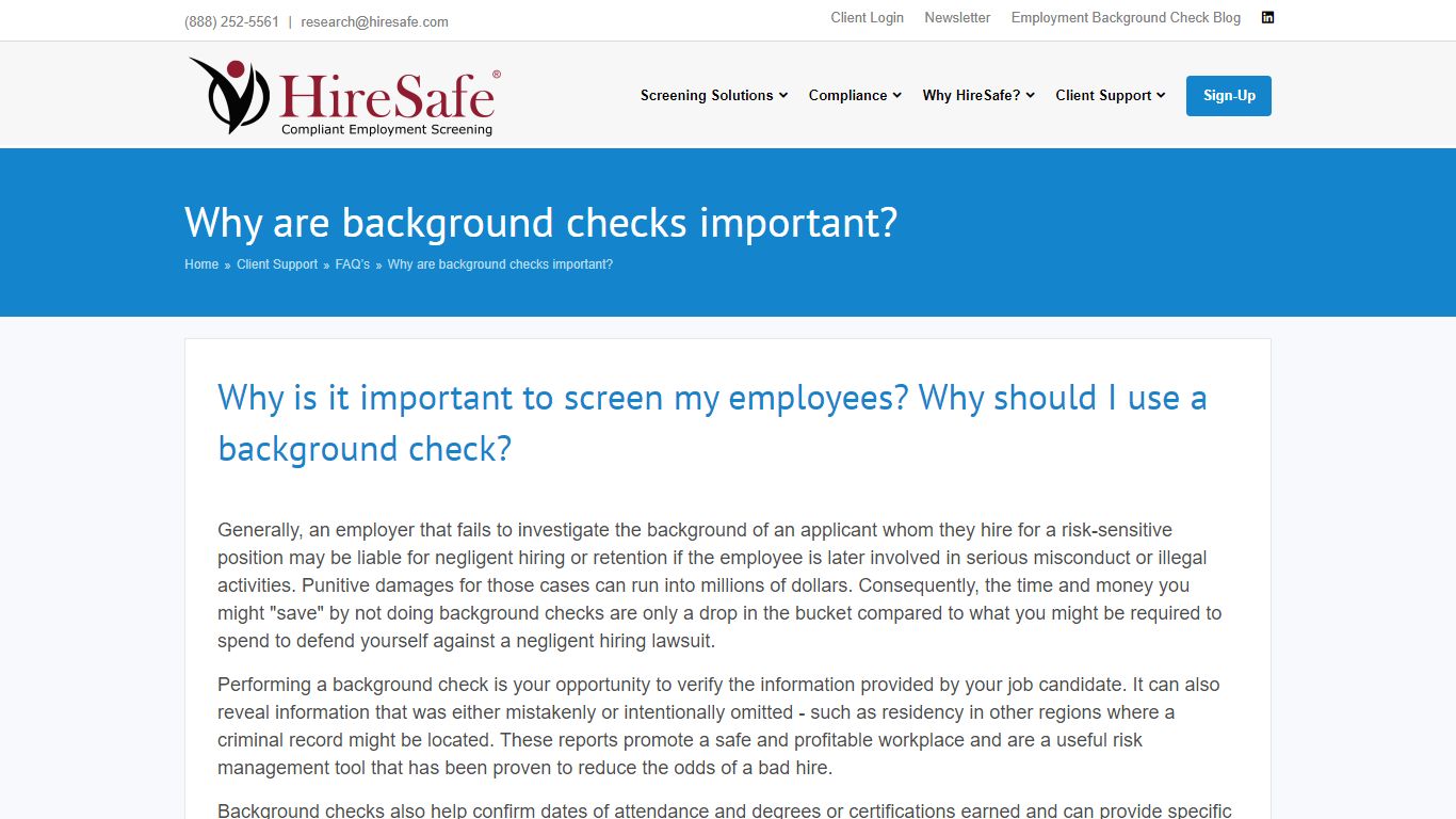 Why are background checks important? | Pre Employment Background Checks ...